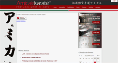 Desktop Screenshot of amicalekarate.com