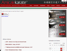 Tablet Screenshot of amicalekarate.com